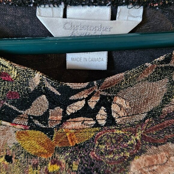 Christopher & Banks Elegant Floral Blouse - Picture 3 of 5